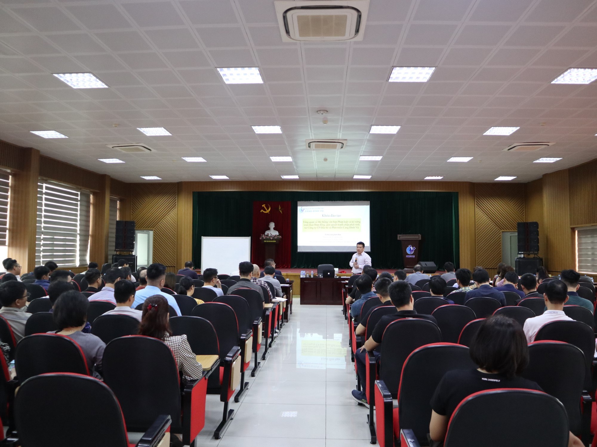 Tổng Giám đốc Cao Văn Tĩnh tham dự và phát biểu tại chương trình đào tạo